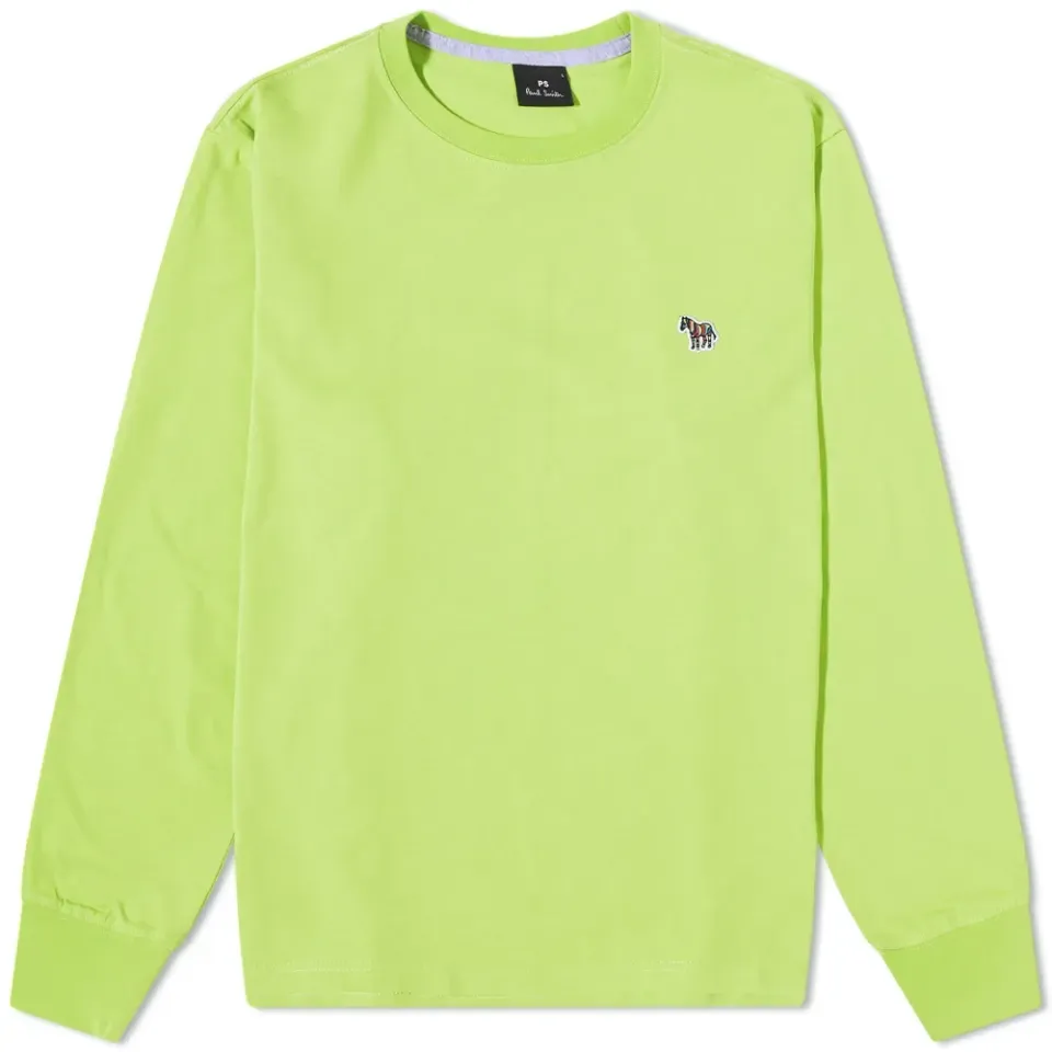 Long Sleeve Zebra Logo T-Shirt