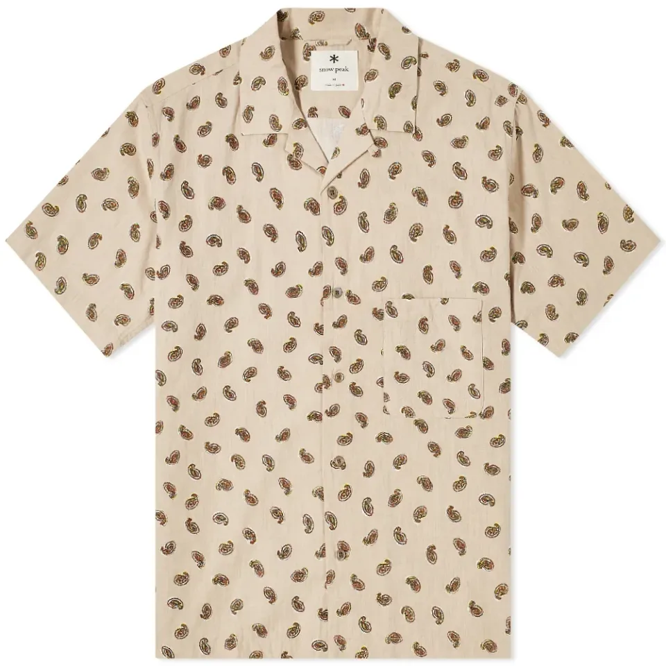 OG Cotton Poplin Paisley Shirt