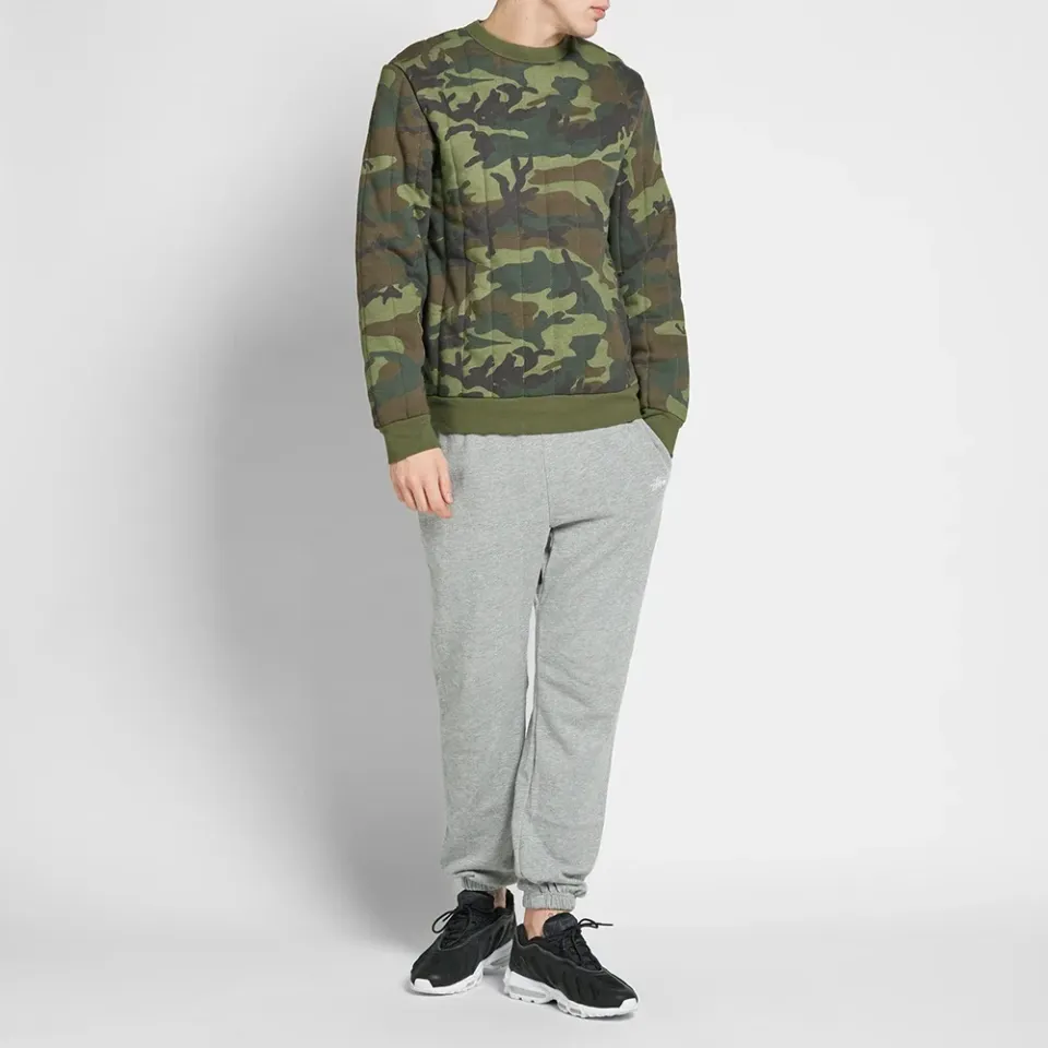 Quilted Crew Sweat