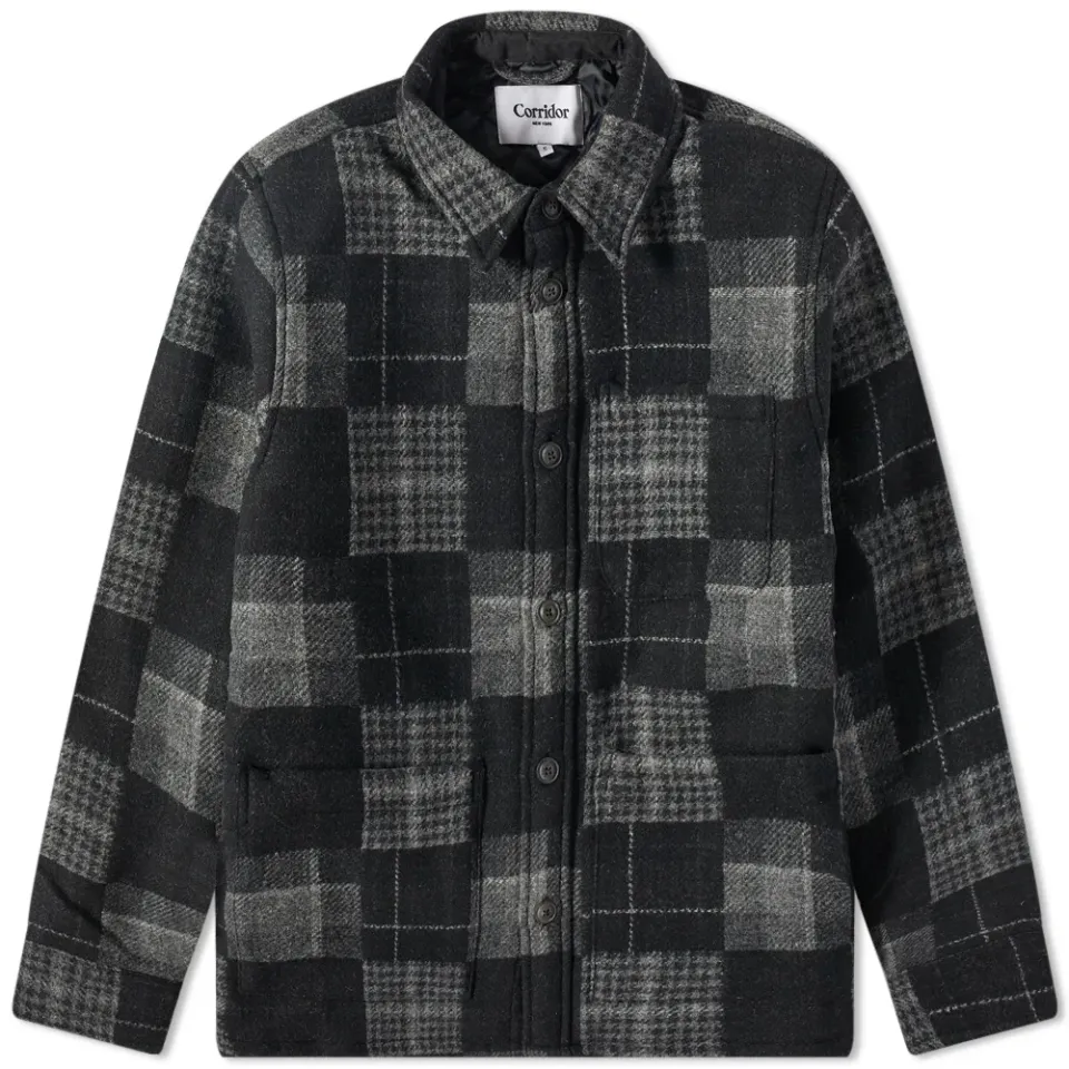 Wool Patchwork Jacket