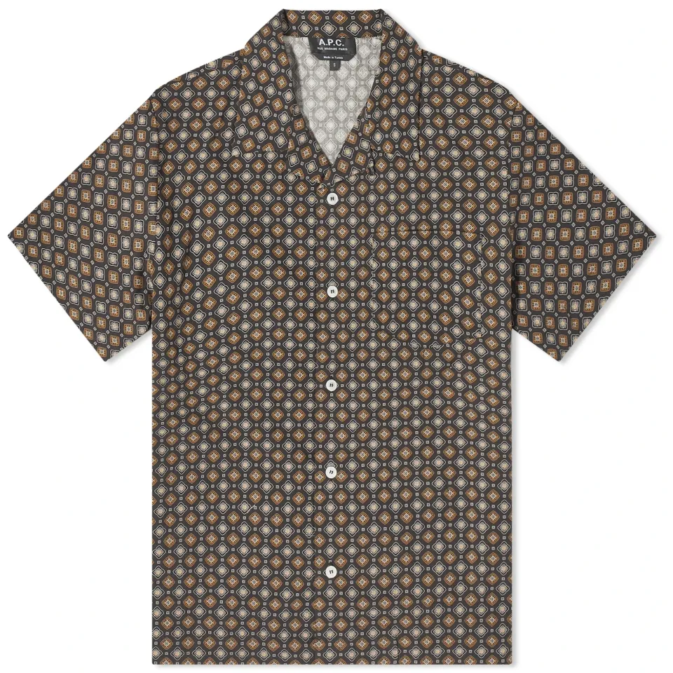 A.P.C. Lloyd Geometric Vacation Shirt