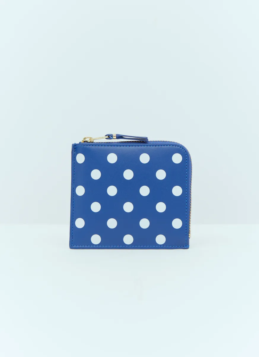 Polka Dot Leather Wallet