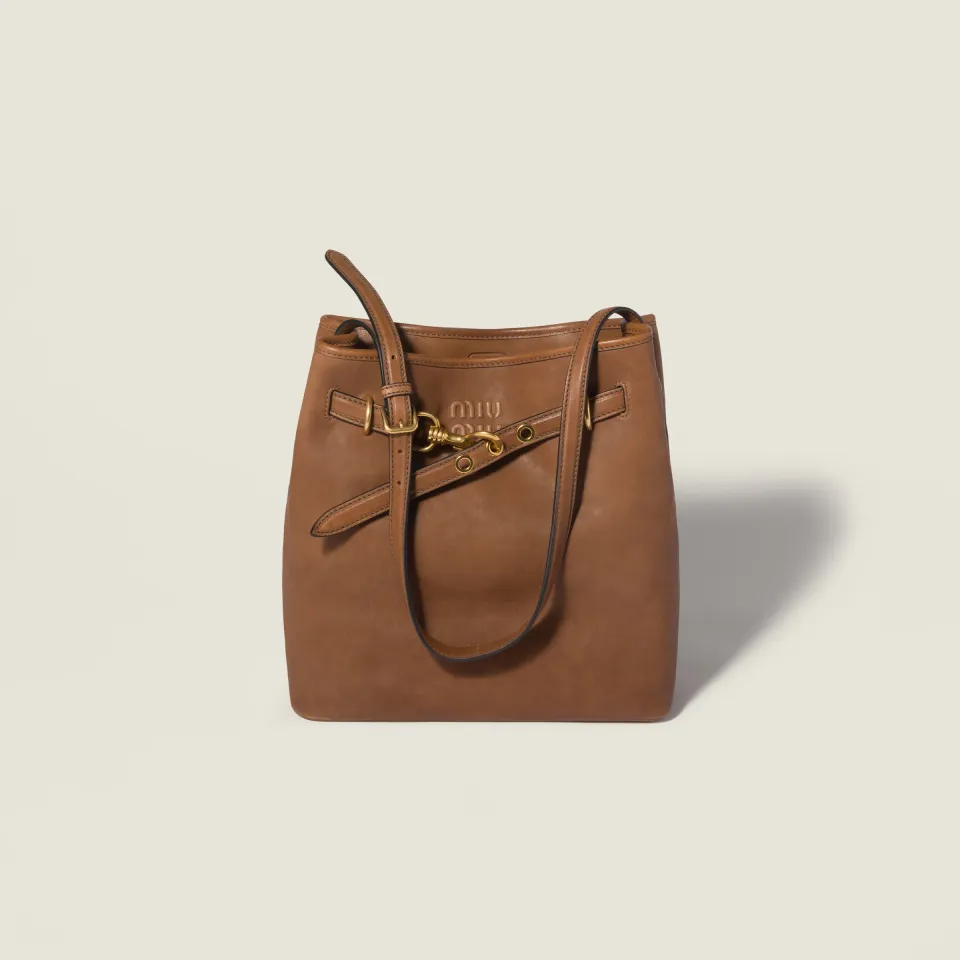 Aventure nappa leather bucket bag