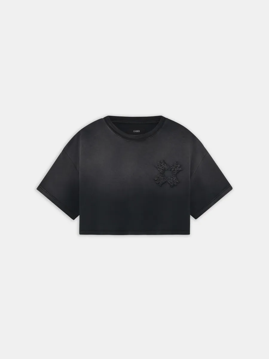 WOMEN - WOMEN'S MA QUAD CROPPED TEE - Black