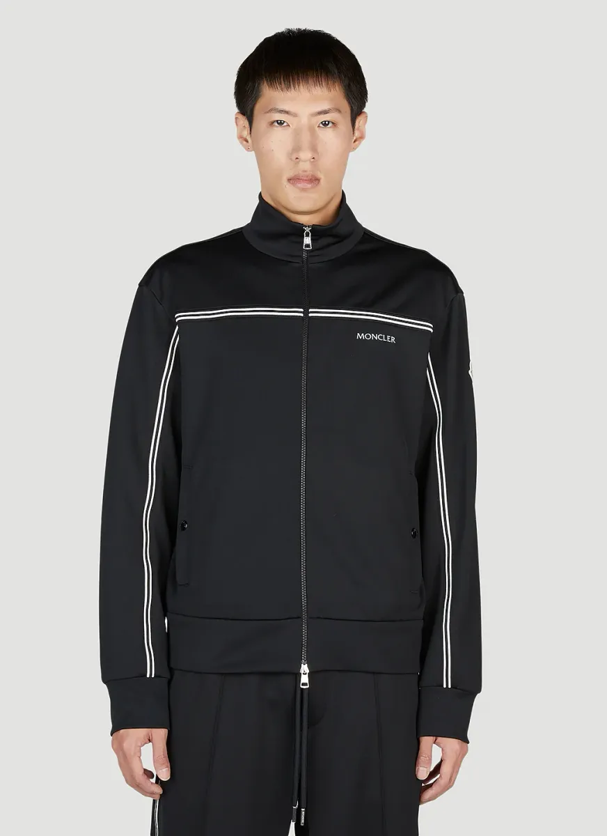 Striped Track Sweatshirt