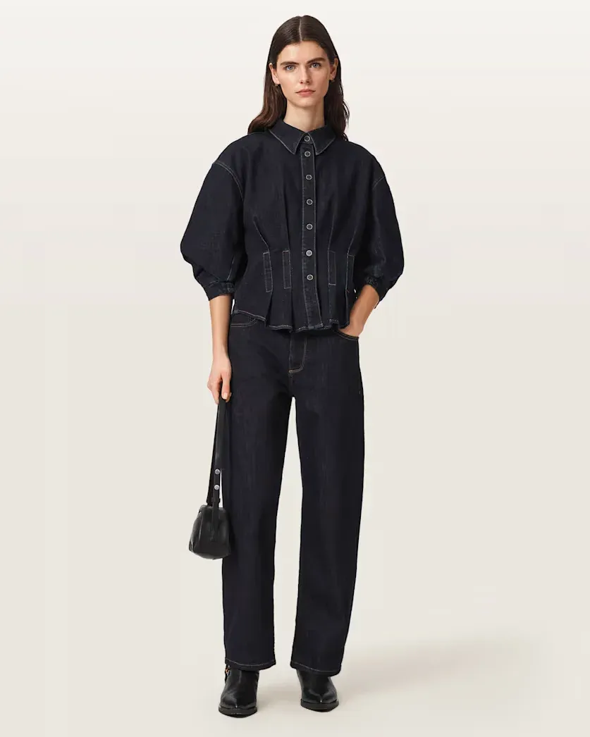 Sadie Barrel Leg Denim Jeans