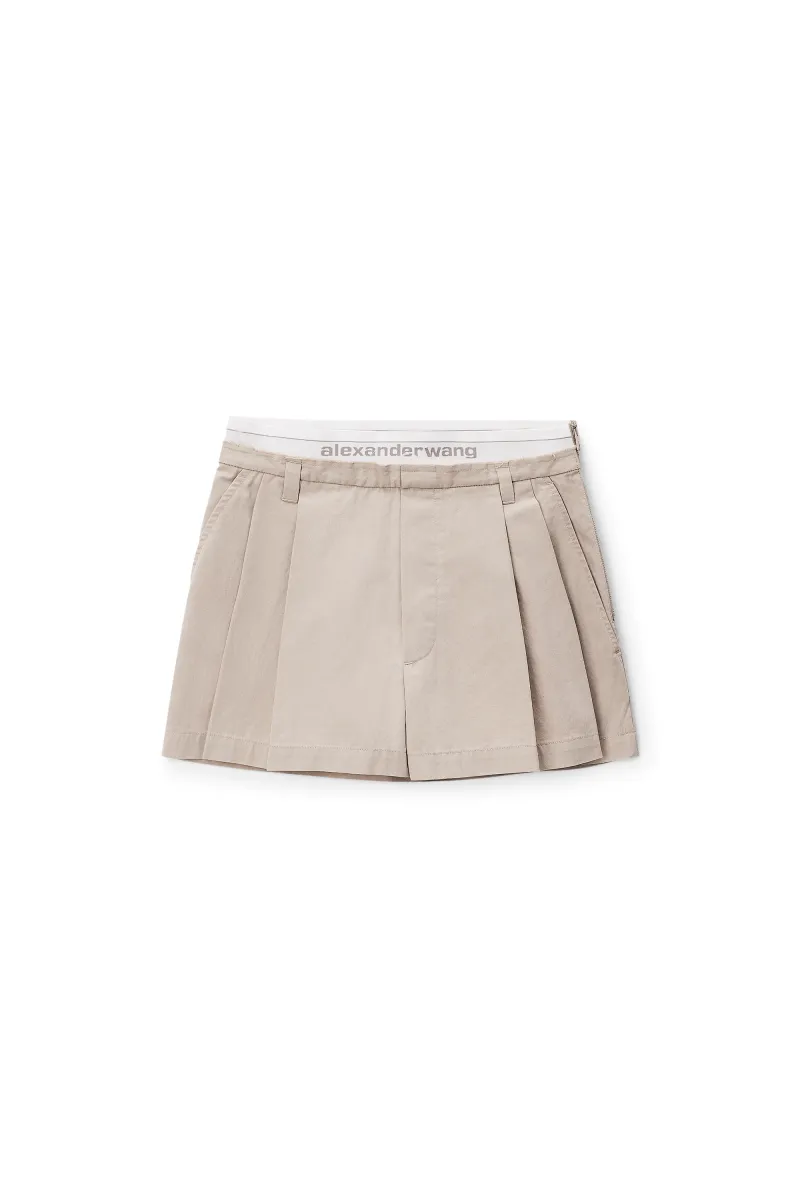 LOGO ELASTIC HIGH-RISE SHORT