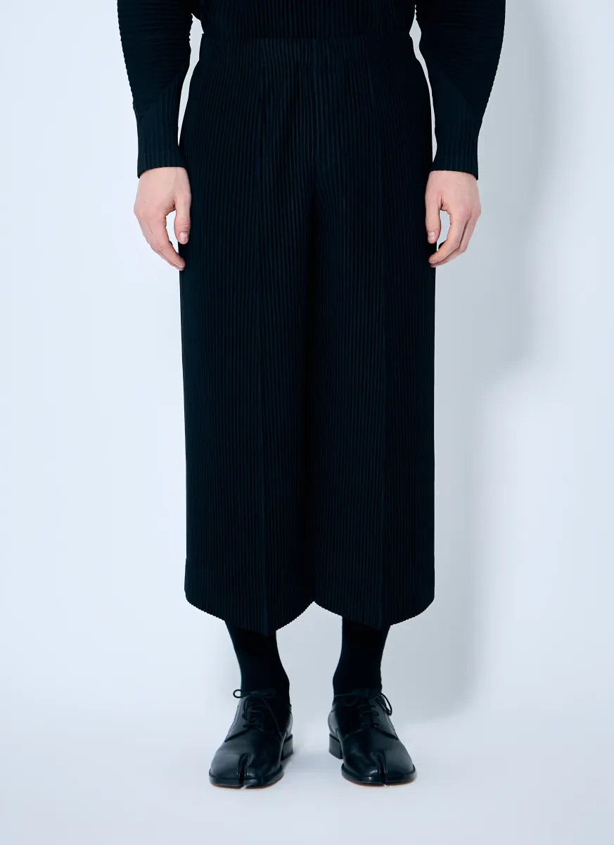 Cropped Pleated Pants