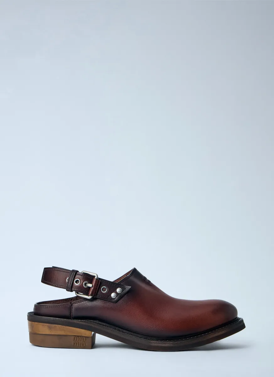 Foule Leather Mules