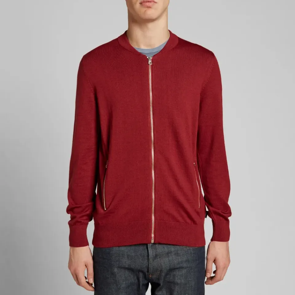 Merino Zip Cardigan