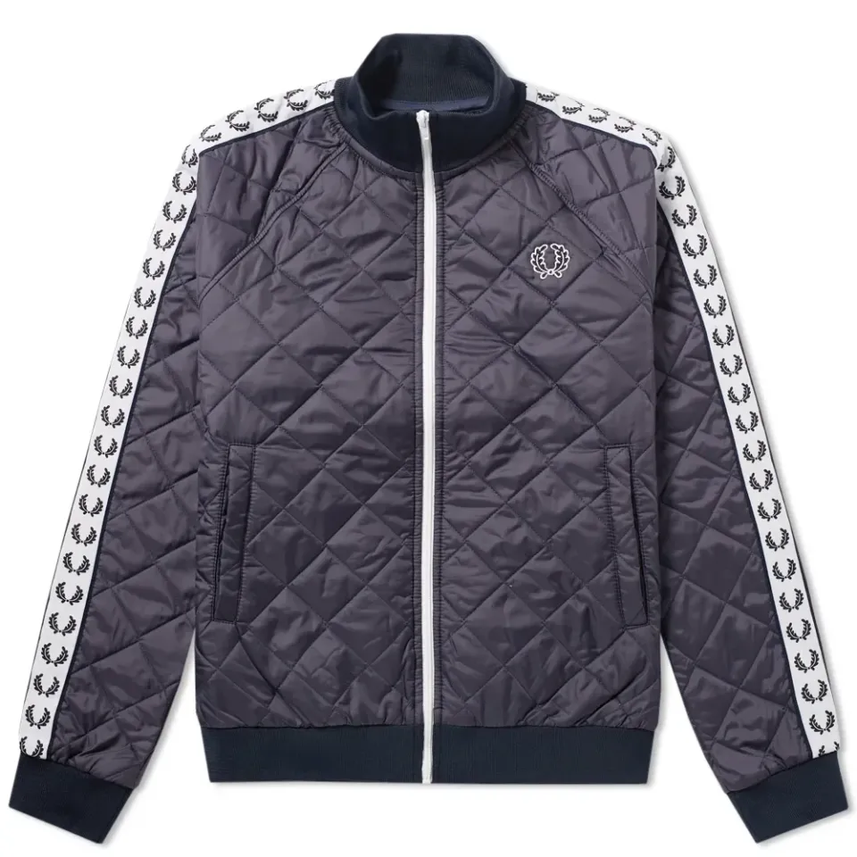 Fred Perry x Lavenham Quilted Taped Tracktop