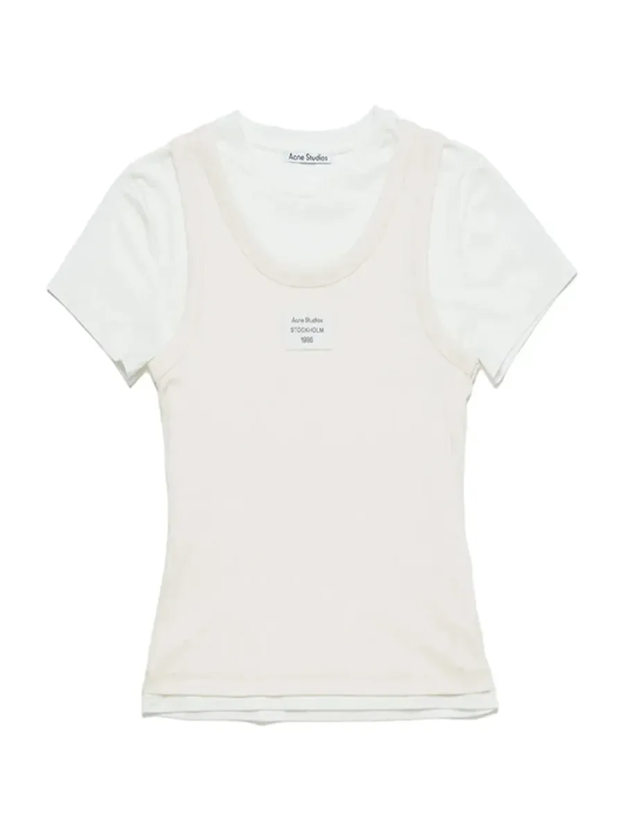 1996 Layered T-Shirt Off White