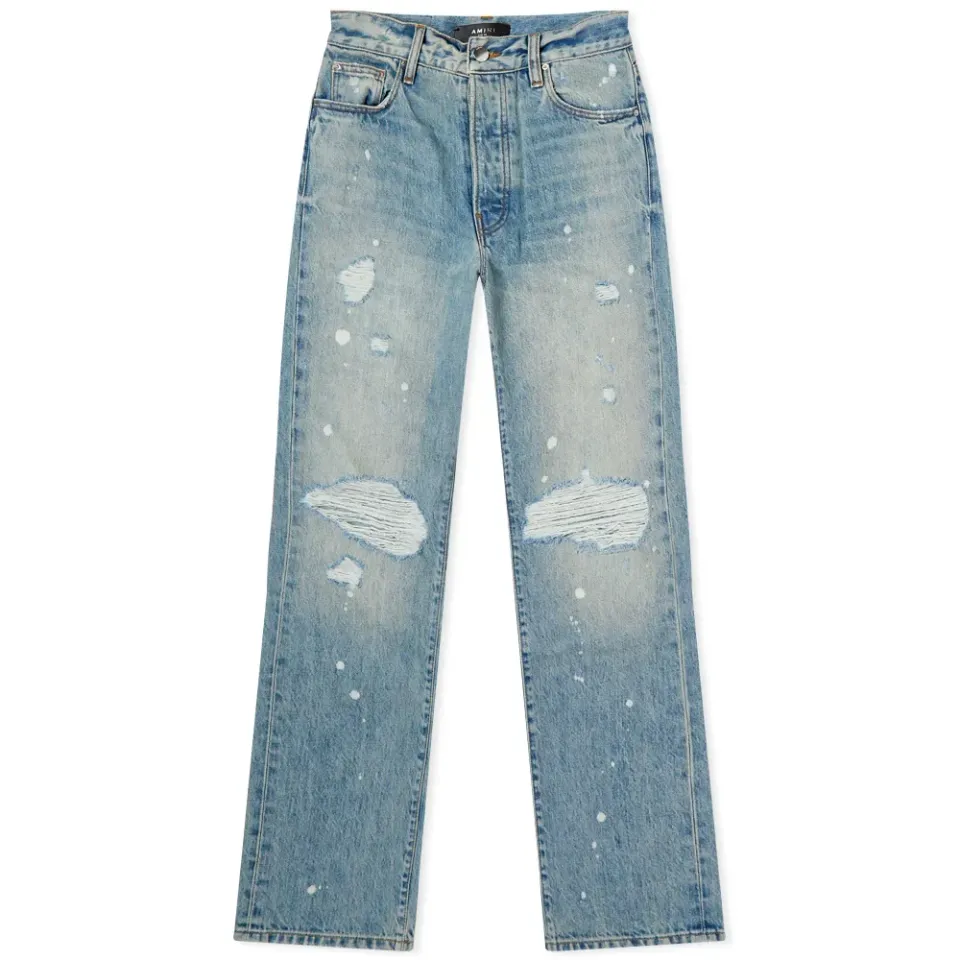 Straight Distressed Jeans