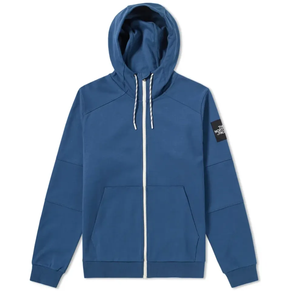 Fine Full Zip Box Hoody