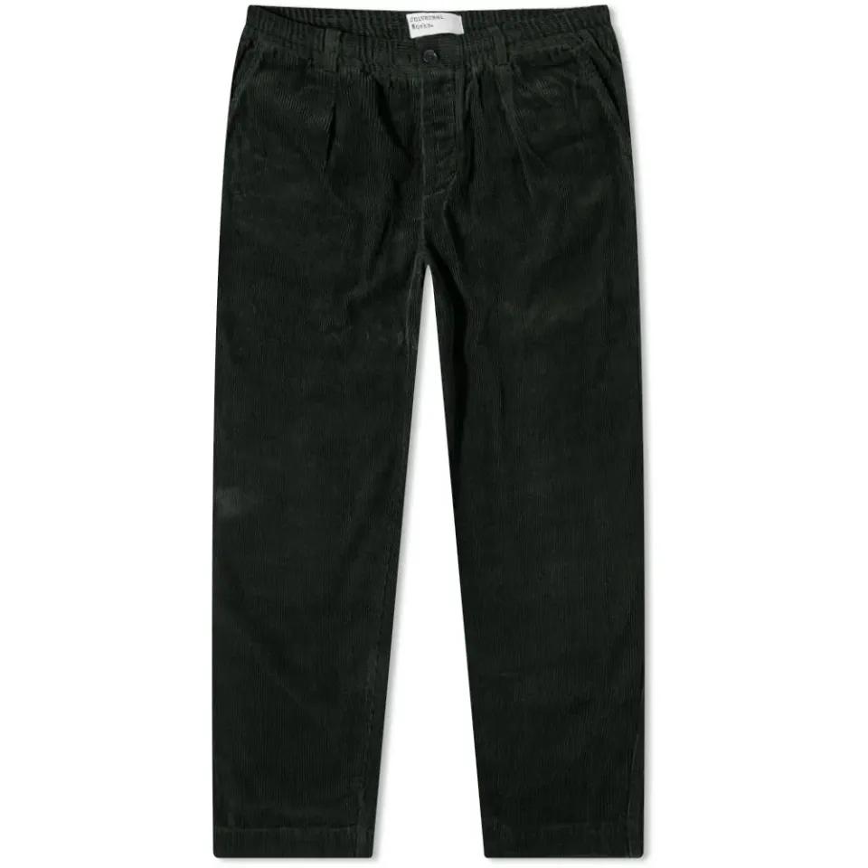 Cord Pleated Track Pant