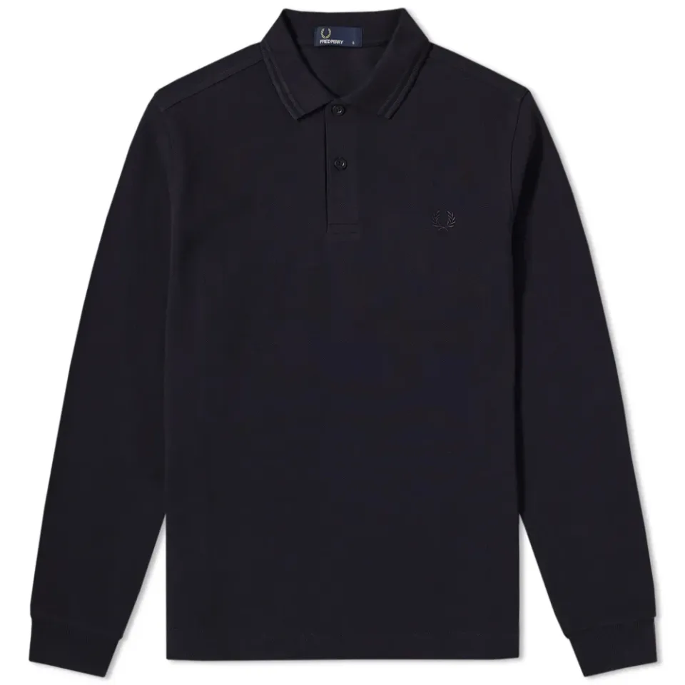 Fred Perry Long Sleeve Twin Tipped Polo