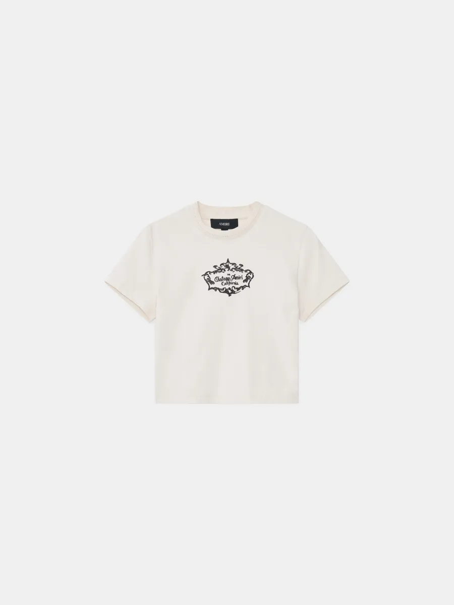 WOMEN - WOMEN'S CHATEAU CREST BABY TEE - Alabaster
