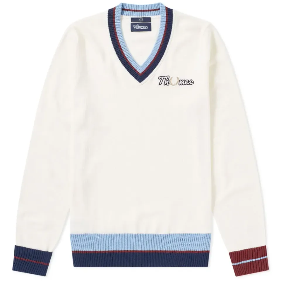 Fred Perry x Thames V-Neck Jumper