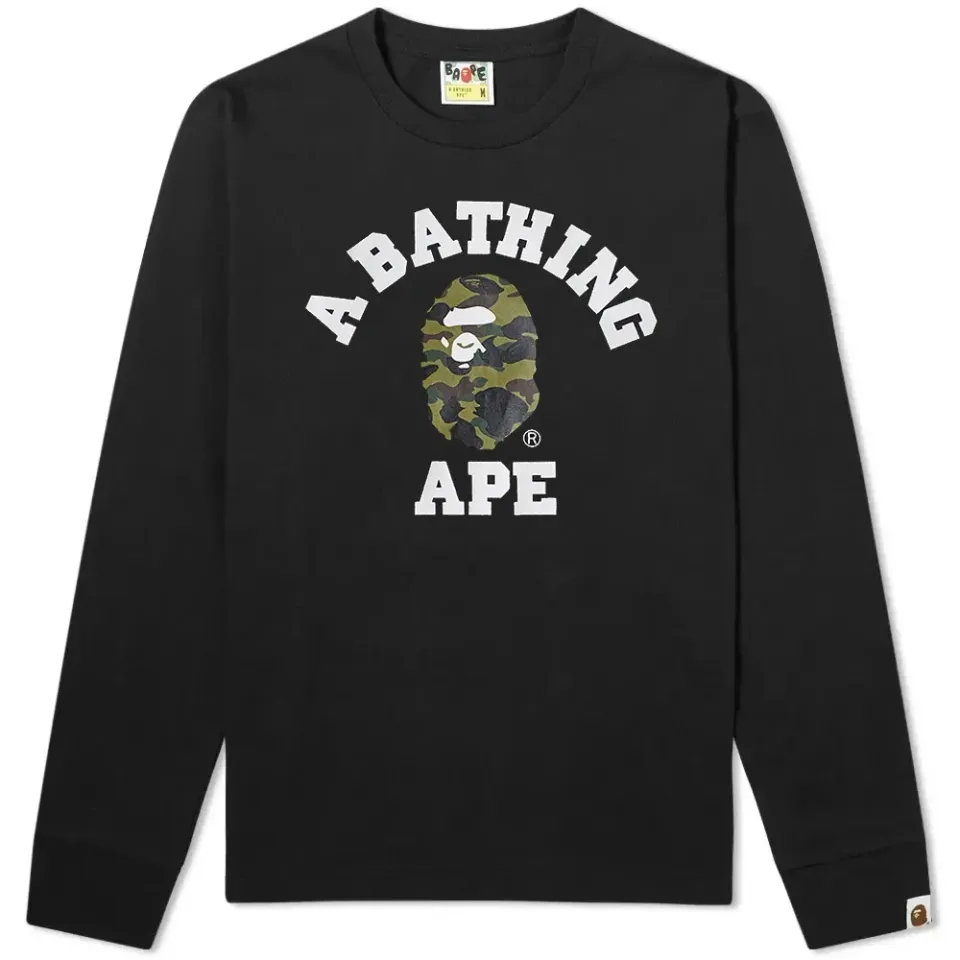 Long Sleeve 1st Camo College T-Shirt
