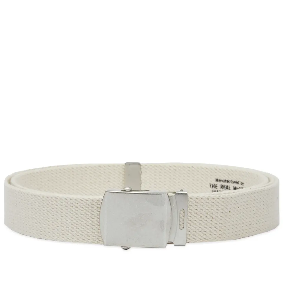 White Trouser Uniform Belt
