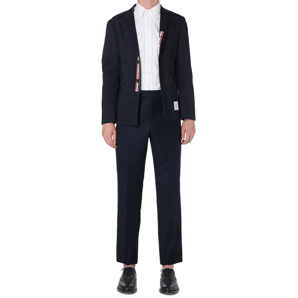 Classic Backstrap Suit Trouser