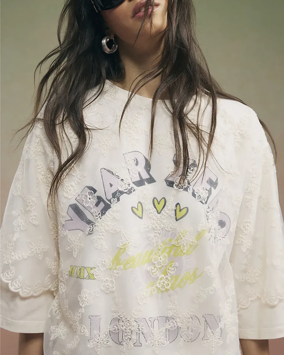 Year Zero Lace Overlay T-Shirt