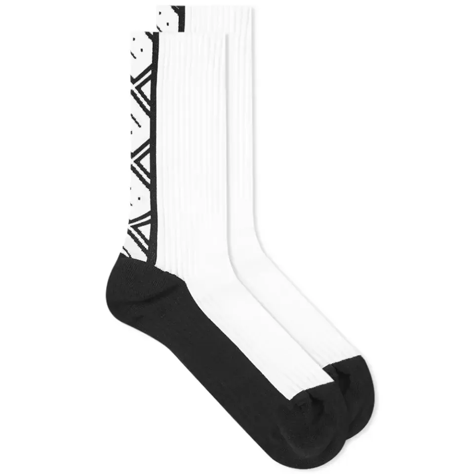 Face Logo Jacquard Socks