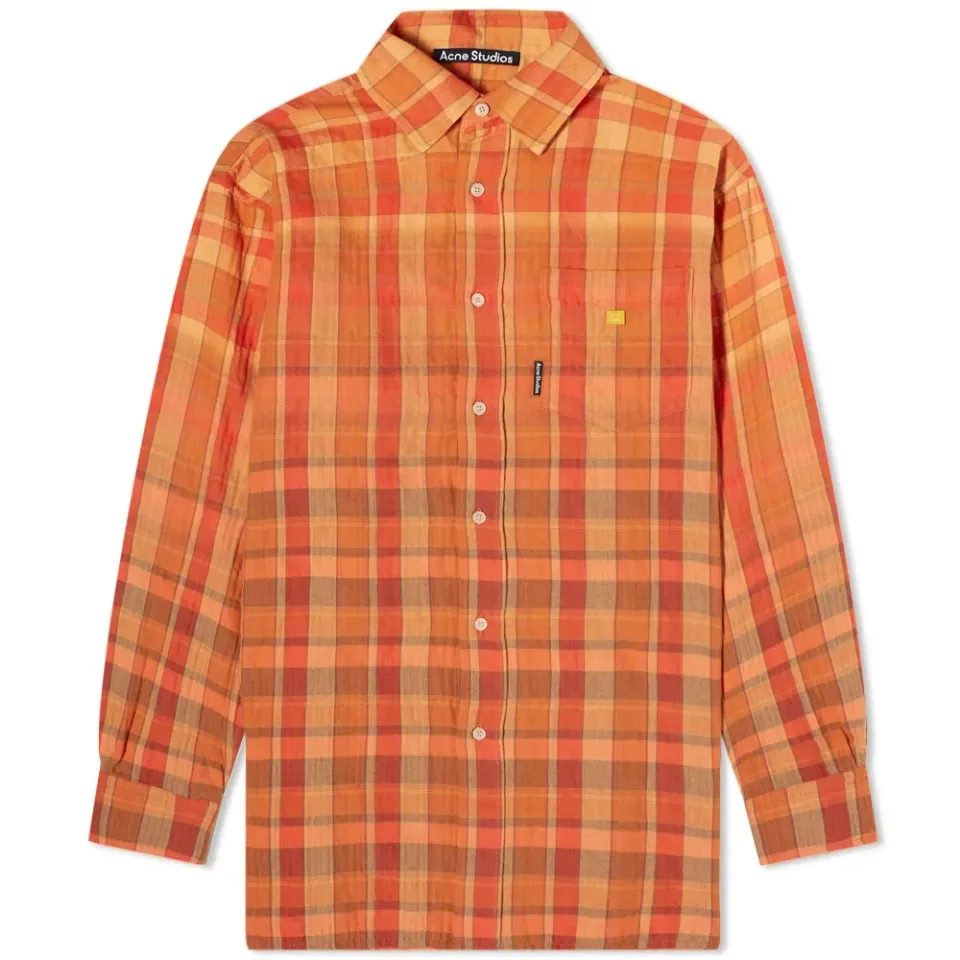 Sala Oversize Flannel Check Face Shirt