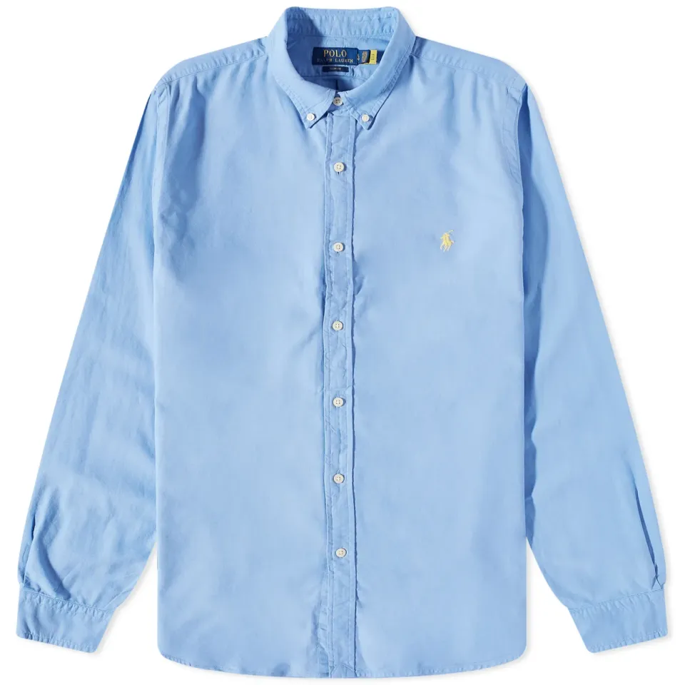 Button Down Garment Dyed Oxford Shirt