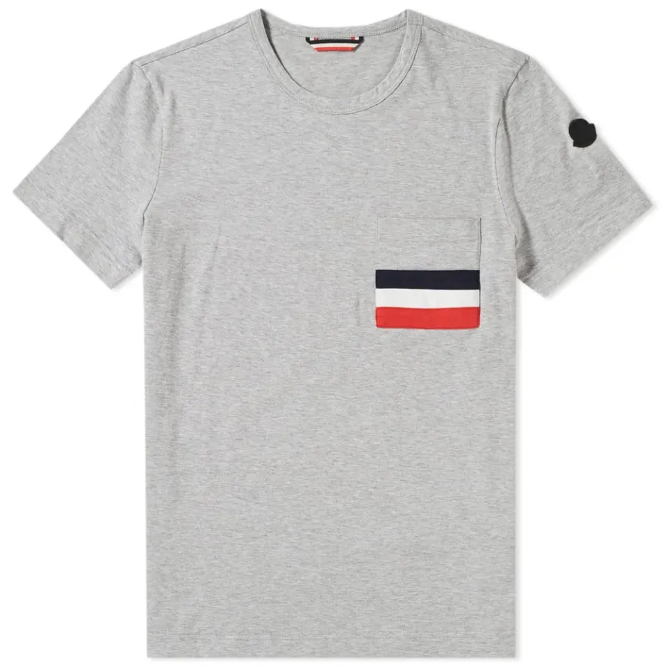 Tricolour Taping Pocket Tee