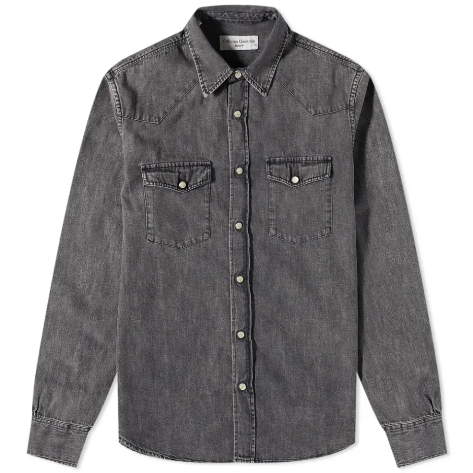 Officine Générale Felix Denim Shirt