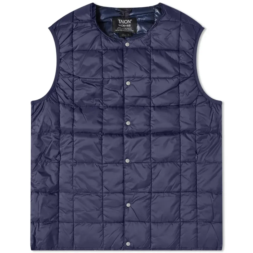 Crew Neck Down Vest