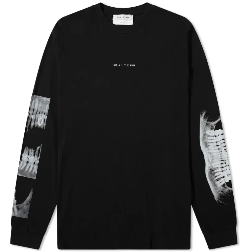 Long Sleeve Triple Print T-Shirt
