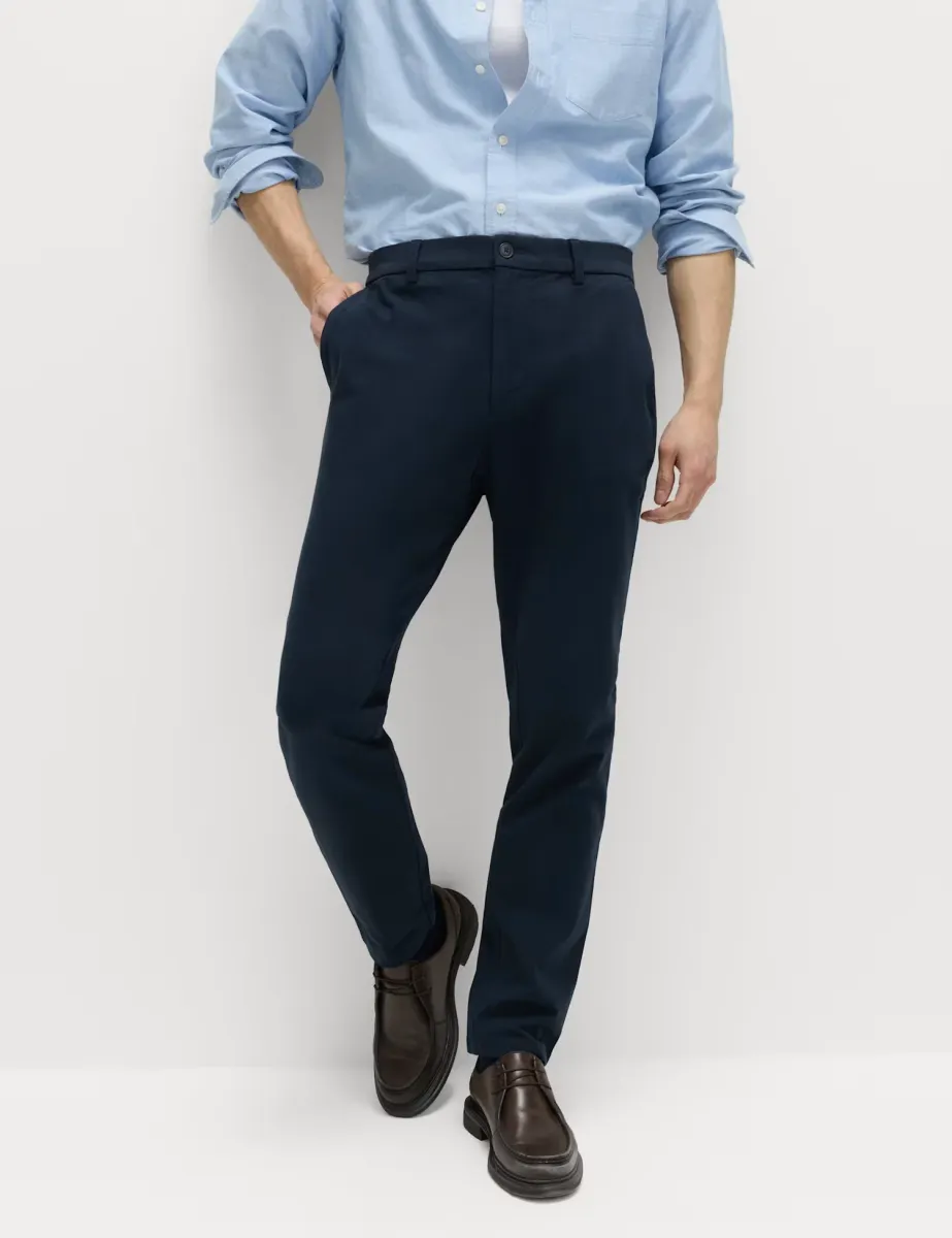 The Ultimate Slim Fit Twill Chinos Navy