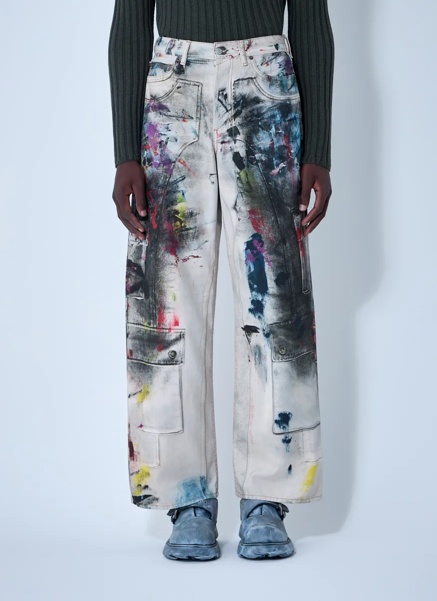 Printed Jeans