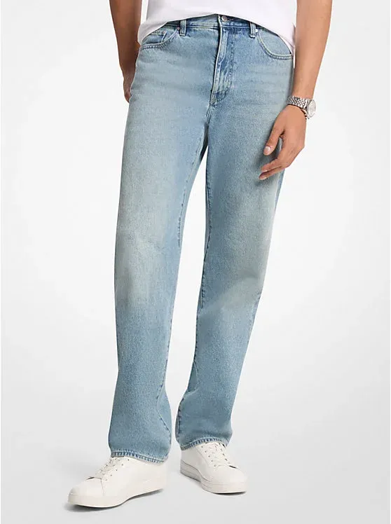 Finn Straight-Leg Stretch Denim Jeans