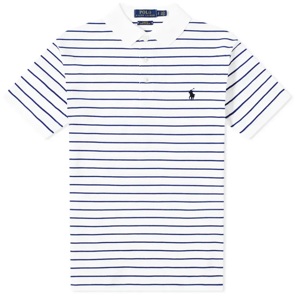 Slim Fit Stripe Polo