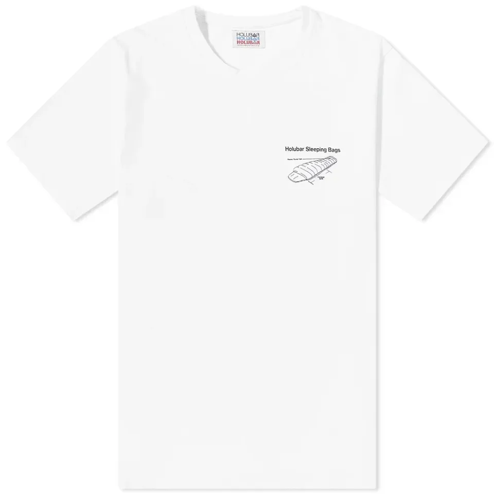 Sleeping Bag Logo Back Print T-Shirt
