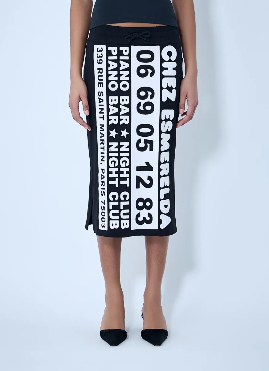 Sweatshirt Midi Skirt