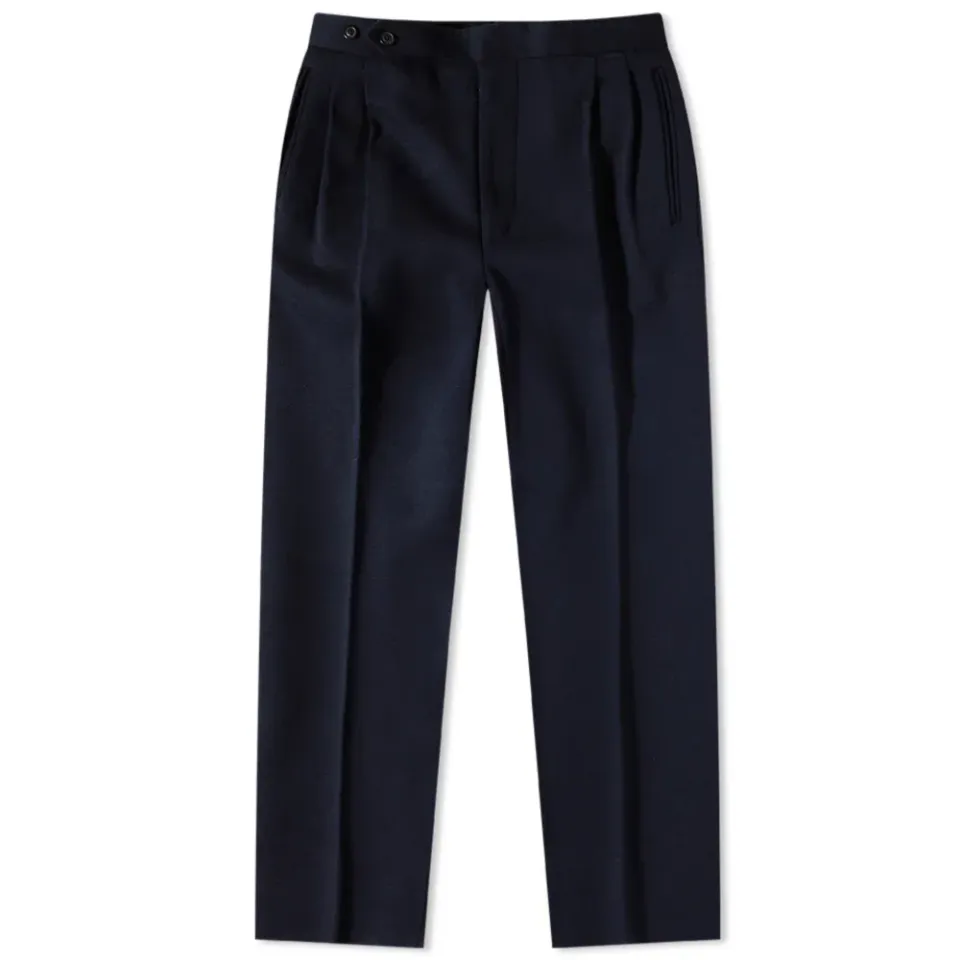 Pleated Wool Pant