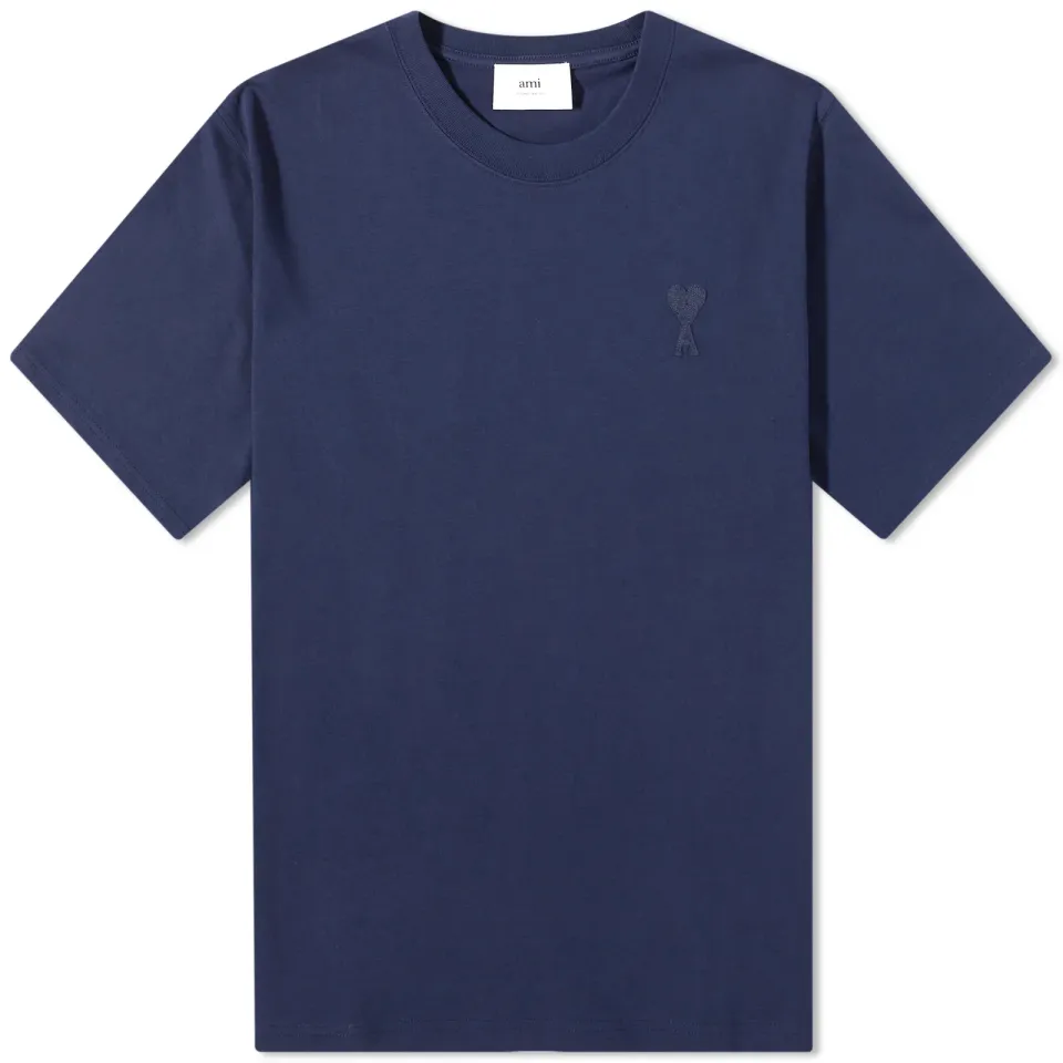 AMI Tonal Heavy Cotton Small A Logo T-Shirt