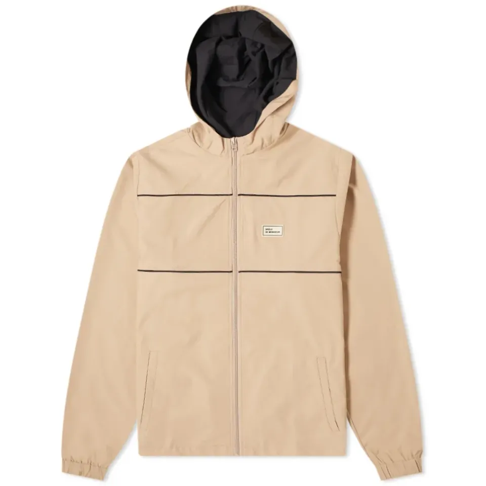 Zipped Slogan Jacket