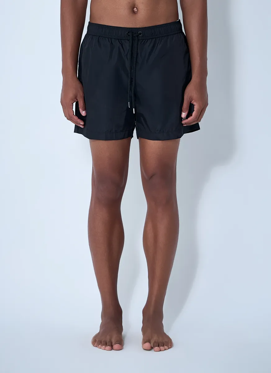 Logo Patch Swim Shorts