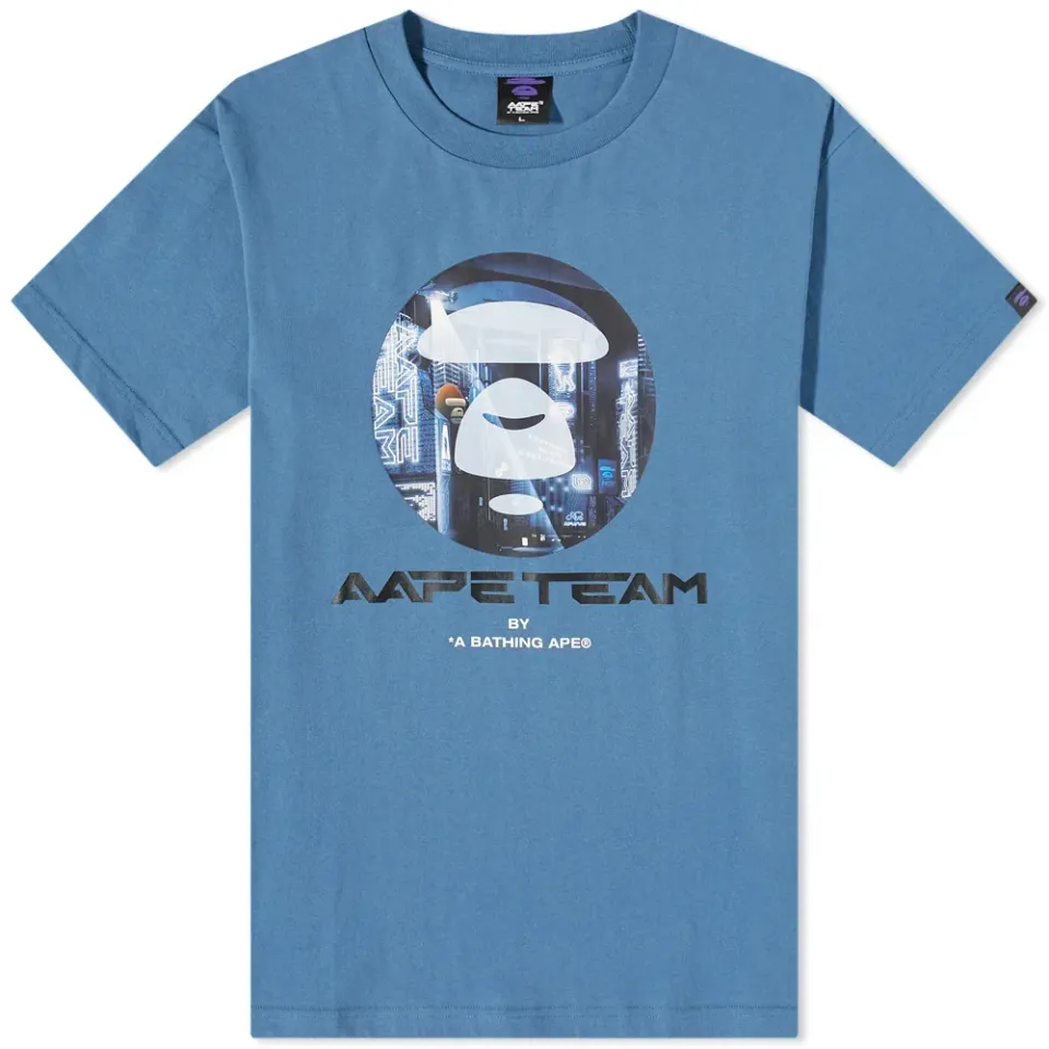 AAPE Team Moon Head T-Shirt