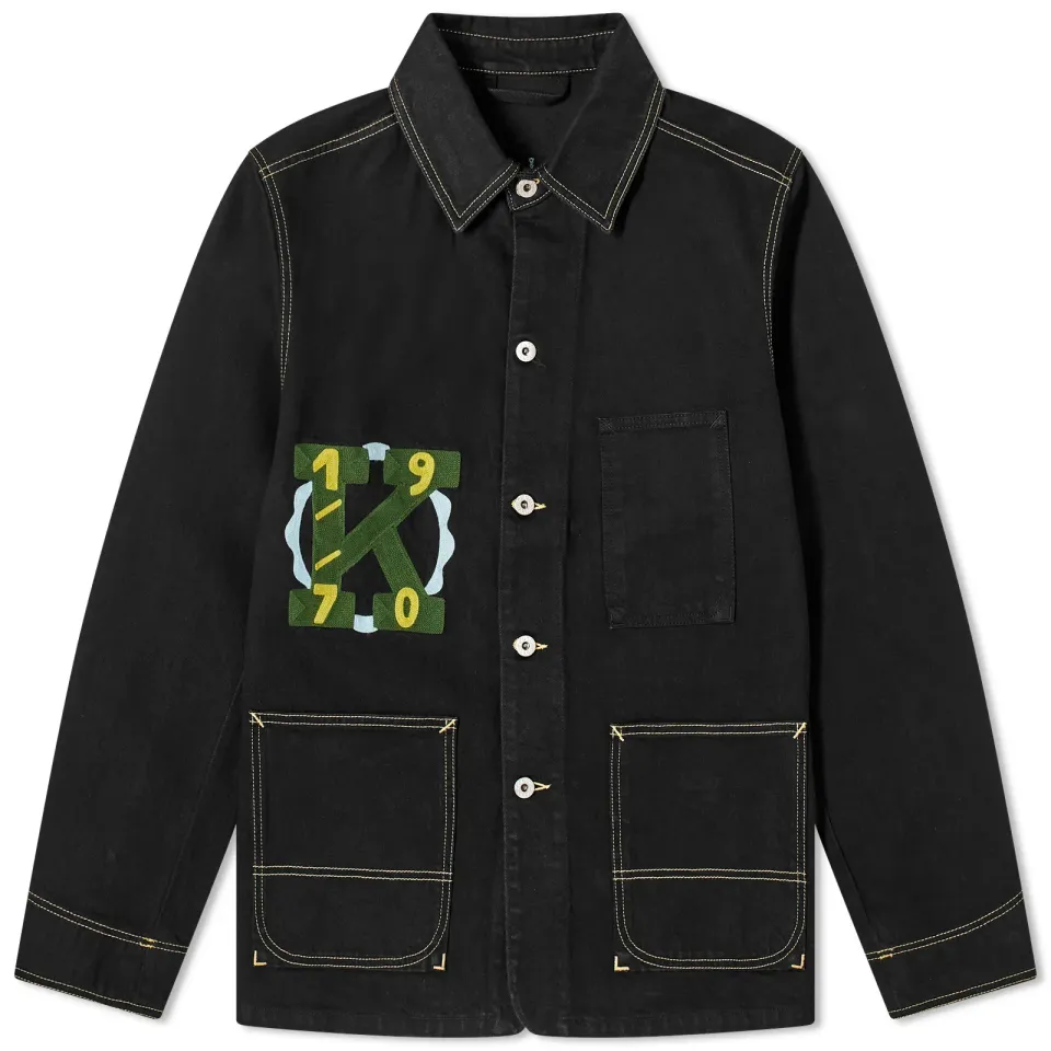 Varsity Denim Workwear Jacket