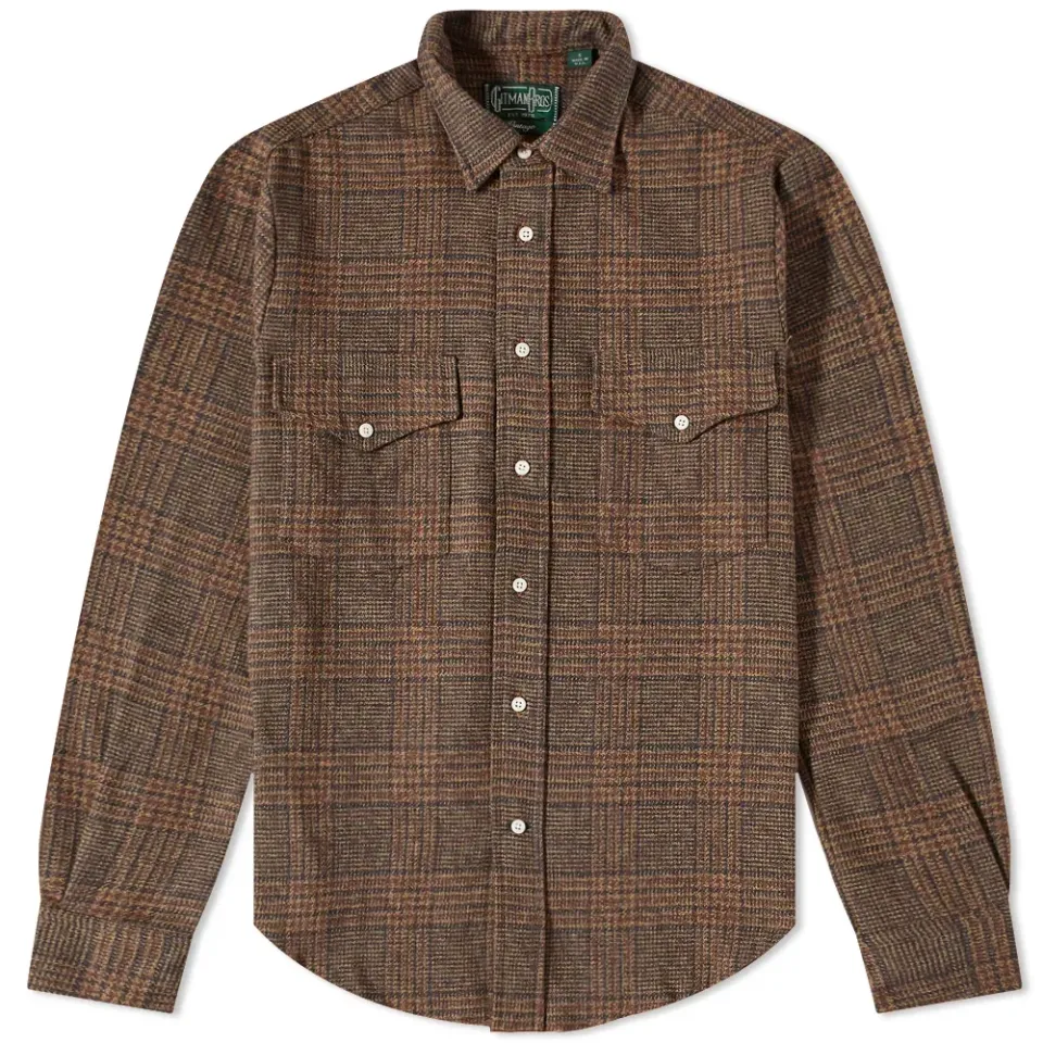 2 Pocket Tweed Check Overshirt - End. Exclusive