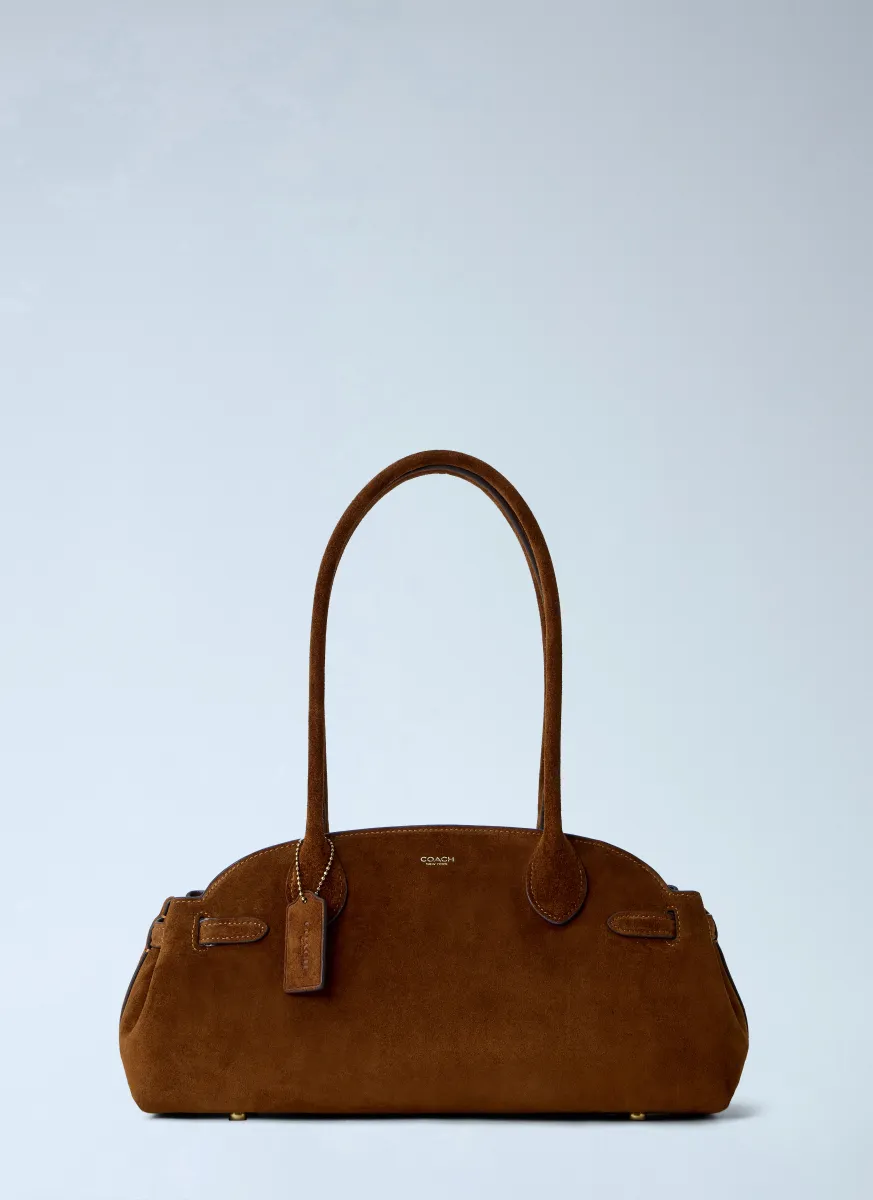 Suede Empire Carryall Bag 34