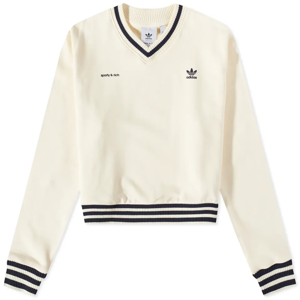 X Sporty & Rich V-Neck Sweater