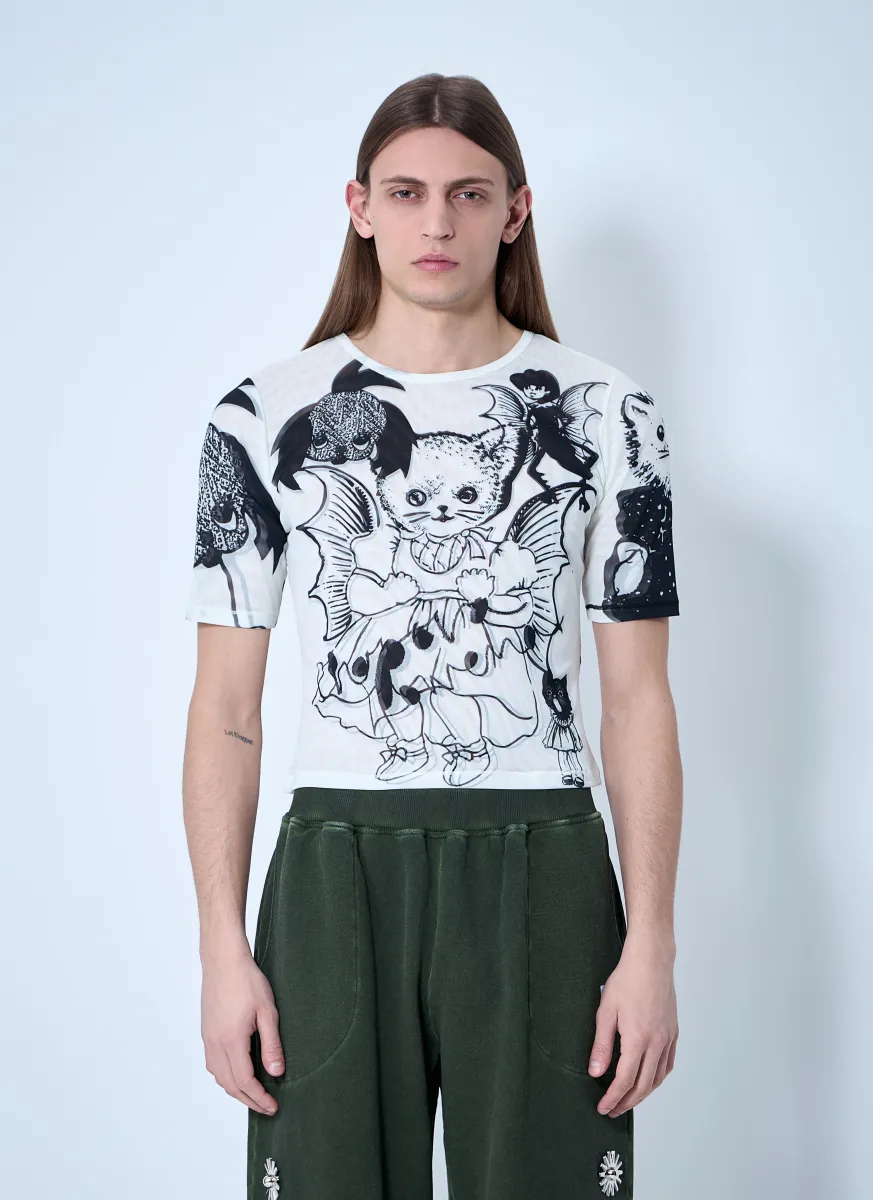 Cat Consort Mesh Top