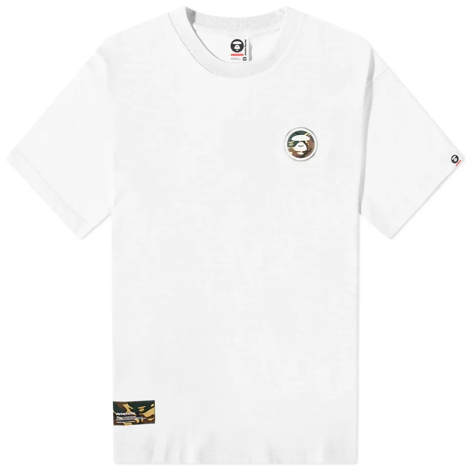 AAPE Now Camo Silicone Badge T-Shirt